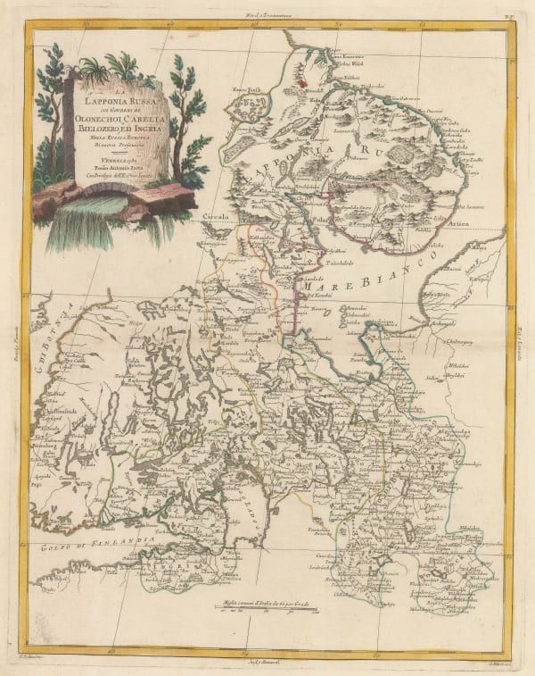 Antonio Zatta, Northern Russia and Southern Finland, 1782