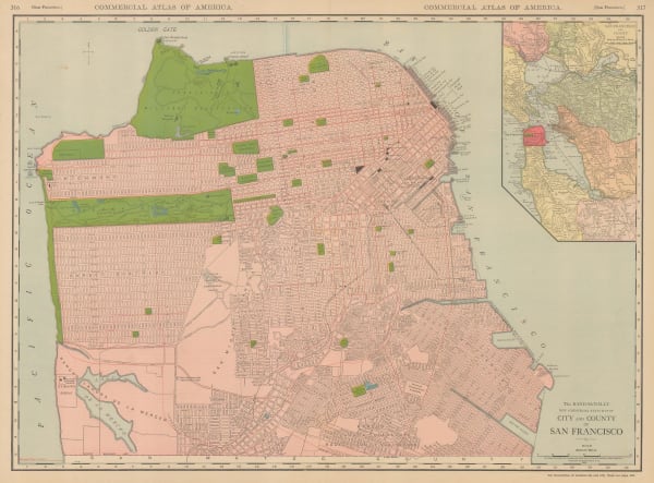 Rand, McNally & Co., City and County of San Francisco, 1912