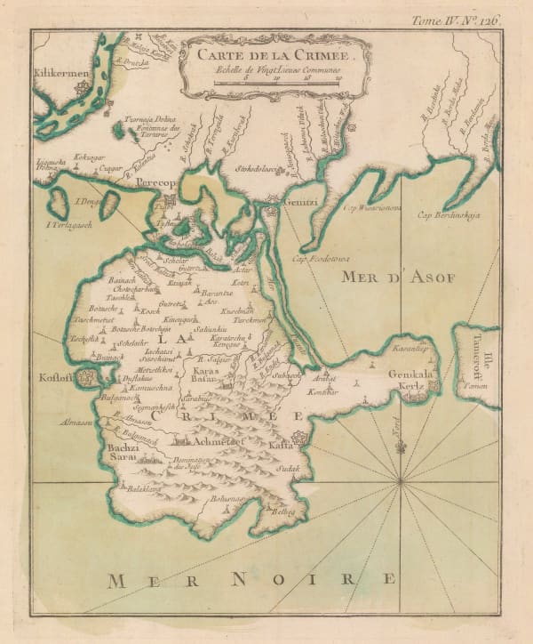 Jacques-Nicolas Bellin, Crimea, 1764