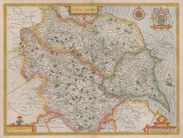 John Speed, Yorkshire, 1676