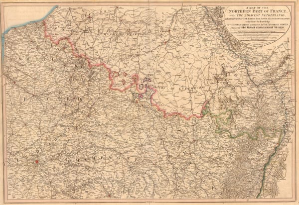 William Faden, Northern France and Southern Belgium, 1795