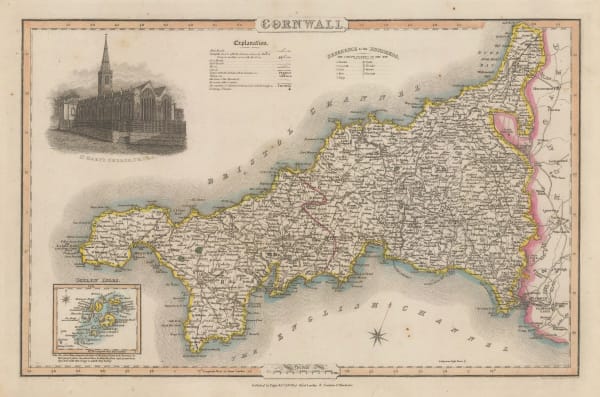 James Pigot, Cornwall, 1840