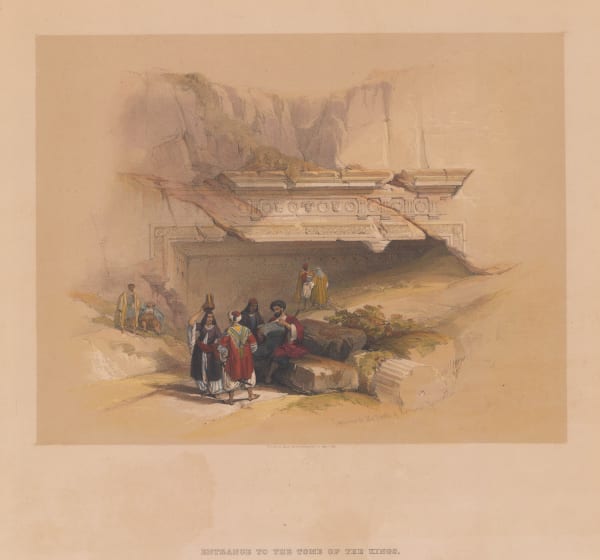 David Roberts, Jerusalem - Tomb of the Kings, 1841
