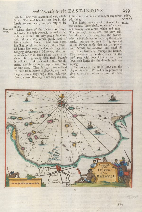 Awnsham & John Churchill, Jakarta and the archipelago of Thousand Islands (Kepulauan Seribu), 1745