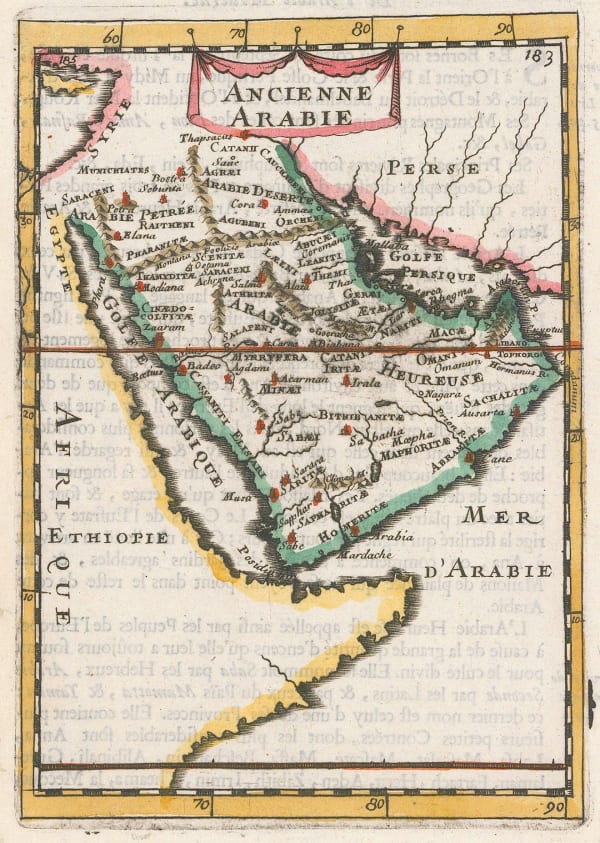 Alain Manesson Mallet, Arabia, 1683