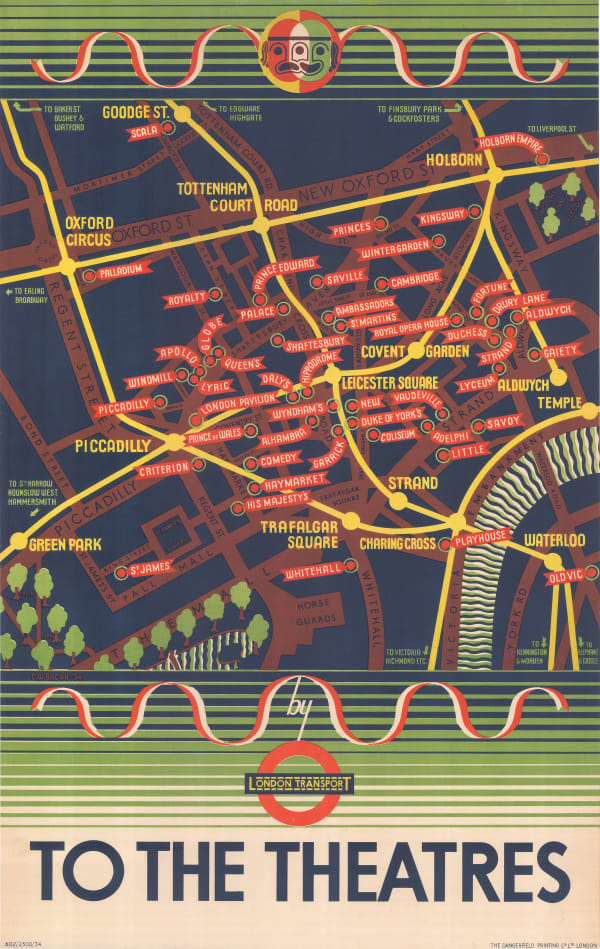 Cecil Walter Bacon, To The Theatres by London Transport, 1934