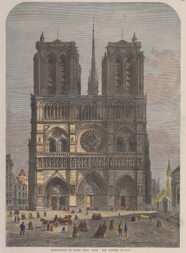 Illustrated London News (ILN), France - Paris, Notre Dame, 1862