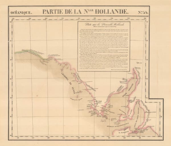 Philippe Vandermaelen, South Australia & Adelaide, 1827