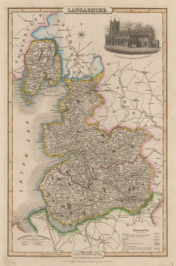James Pigot, Lancashire, 1840