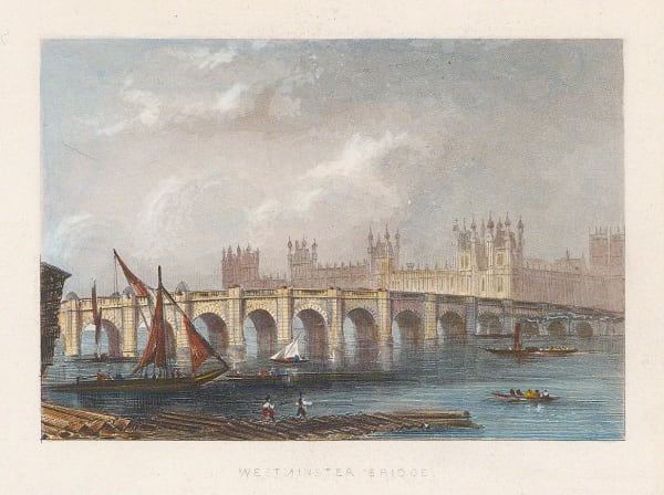 John Tallis, London - Westminster Bridge, 1851