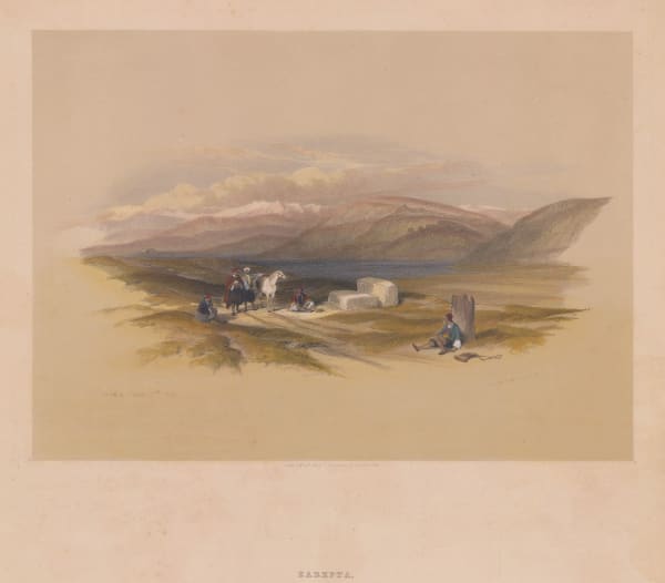 David Roberts, Lebanon - Sarepta, 1843