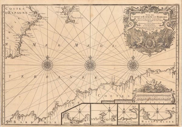Henri Michelot and Laurent Brémond, Western Mediterranean, Coast of Spain and Algeria, 1723