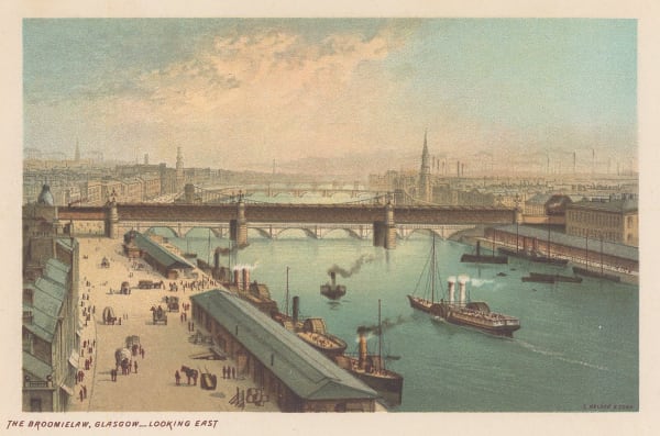 Thomas Nelson, Scotland - Glasgow, Caledonian Railway Bridge, 1891