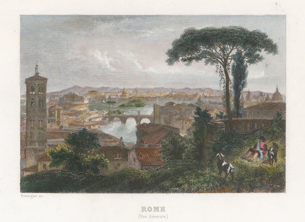 Conrad Malte-Brun, Italy - Rome, 1841