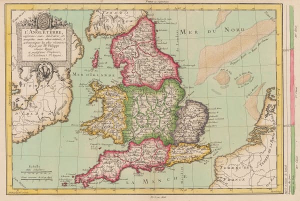 Étienne André Philippe de Prétot, L'Angleterre, 1770