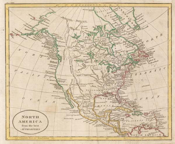 William Guthrie, North America at the height of the Napoleonic Wars, 1812