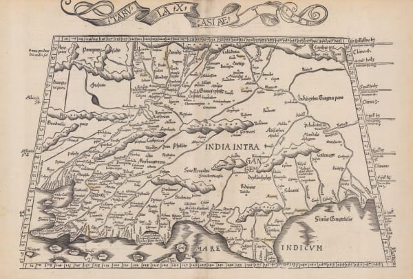 Martin Waldseemüller & Laurent Fries, India, 1535