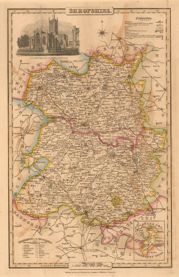 James Pigot, Shropshire, 1830 c.