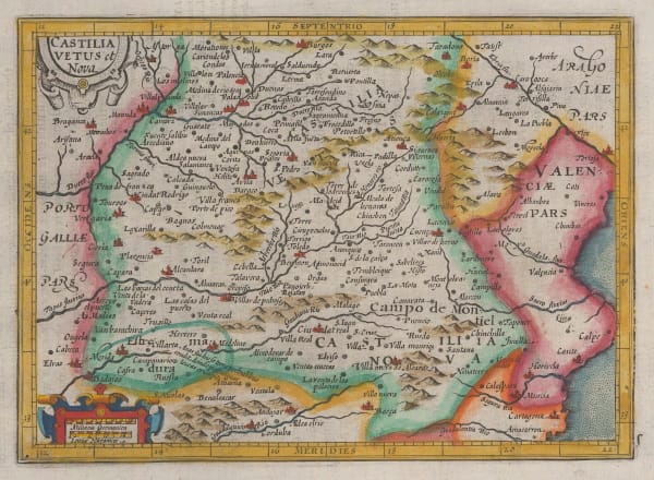 Mercator Hondius, Castile-León, 1635