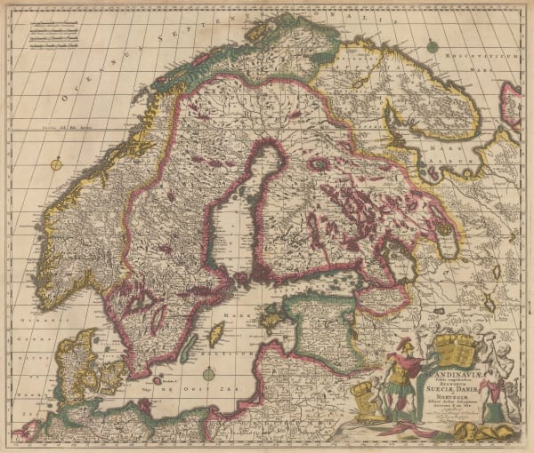 Frederick De Wit, Scandinavia, 1690 c.