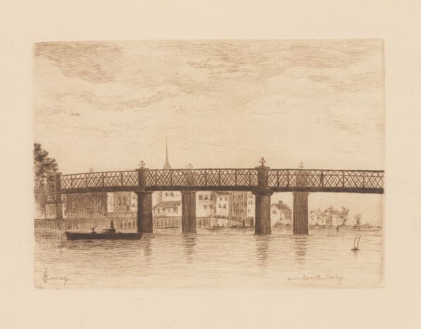 J.H. Herring, London - Wandsworth Bridge, 1884