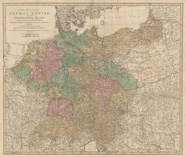 William Faden, Germany and the Holy Roman Empire, 1788