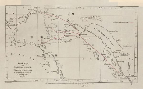 Royal Geographical Society (RGS), Bangkok to Phnom Penh, 1859