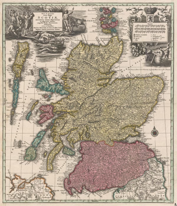 Matthaus Seutter, Scotland, 1740 c.