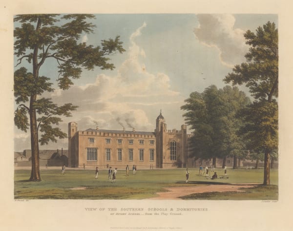 Rudolph Ackermann, Rugby School, Warwickshire, 1816