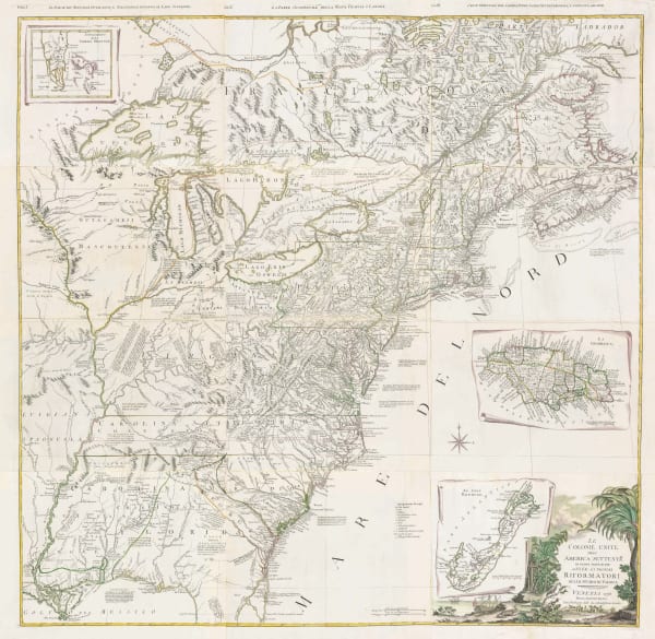 Antonio Zatta, United States shortly after the Declaration of Independence, 1778