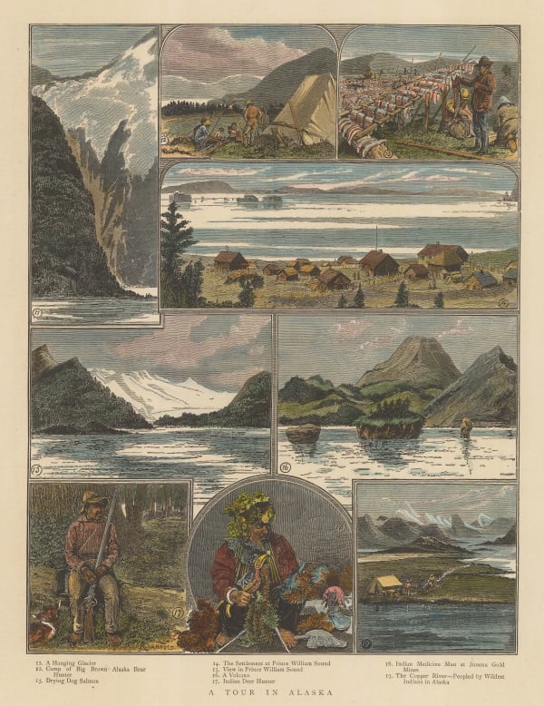 Illustrated London News (ILN), Alaska - Prince William Sound, 1890
