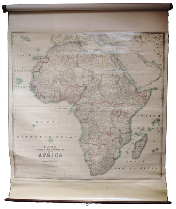 Edward Stanford, Stanford's Library and Commercial Map of Africa, 1929 c.