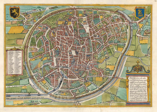 Georg Braun & Frans Hogenberg, Brussels, 1572