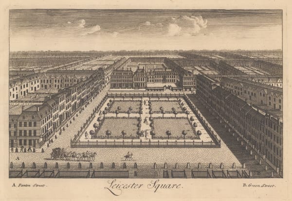 John Stow, London - Leicester Square, 1750 c.