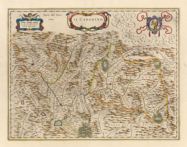 Willem & Jan Blaeu, Cadore, Veneto, 1650