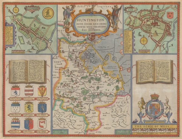 John Speed, Huntingdon, 1662