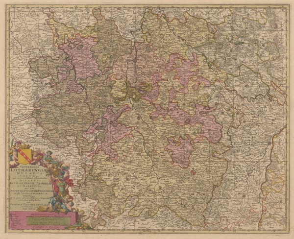 C. & N. Visscher, Lorraine, 1680 c.