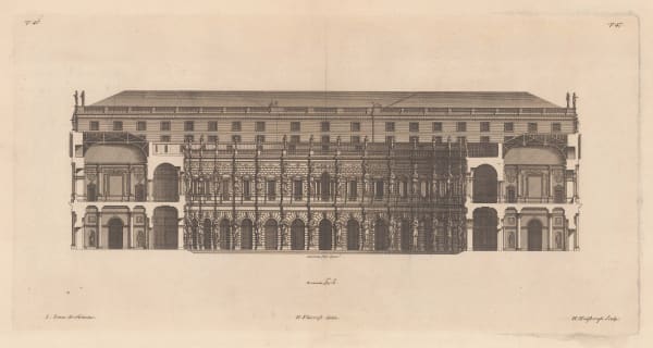 Colen Campbell, Architecture - Whitehall Palace, 1720 c.