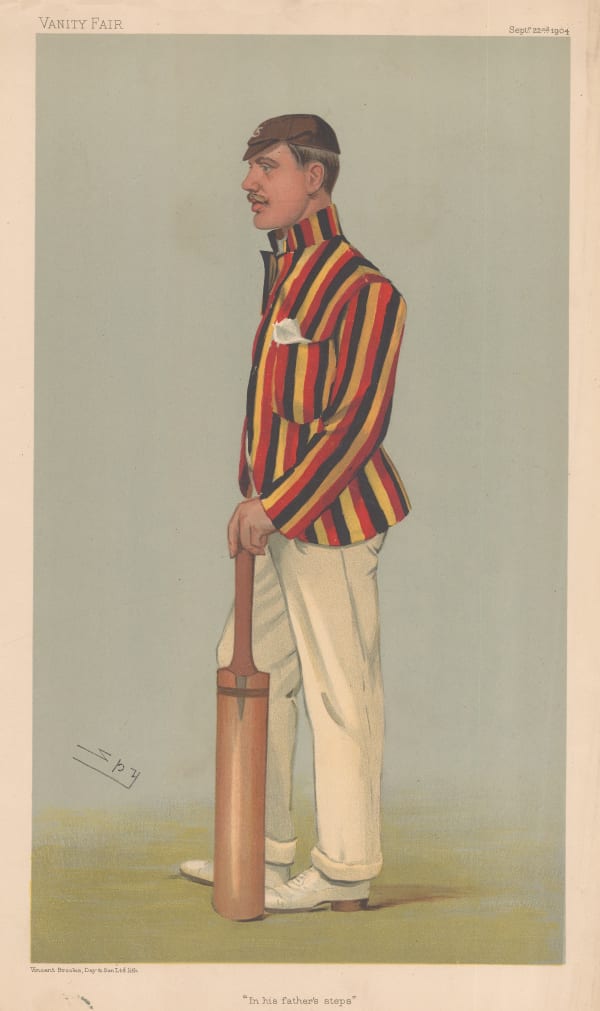 Vanity Fair, Cricket - Portrait, Lord Dalmeny, 1904