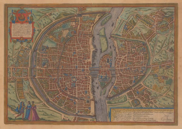 Georg Braun & Frans Hogenberg, Paris, 1572