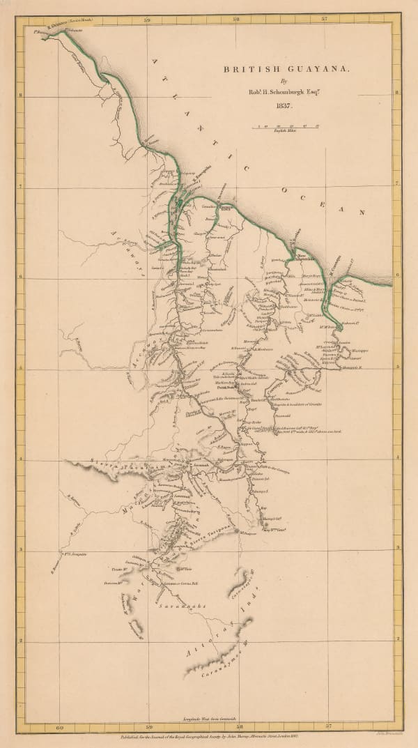 Royal Geographical Society (RGS), British Guayana, 1837