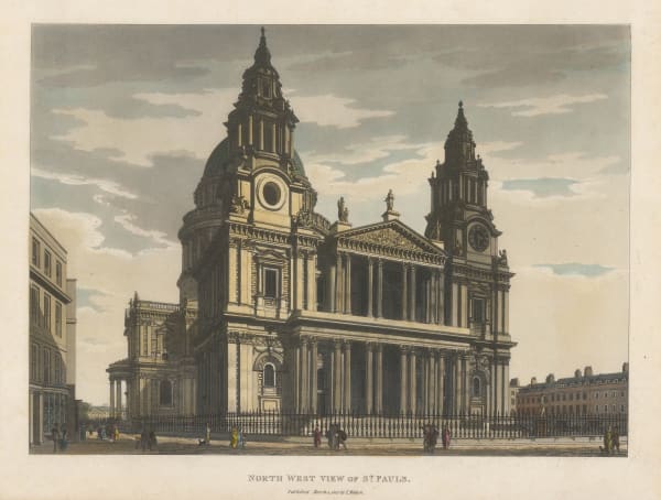 Thomas Malton, London - St. Paul's Cathedral, 1801