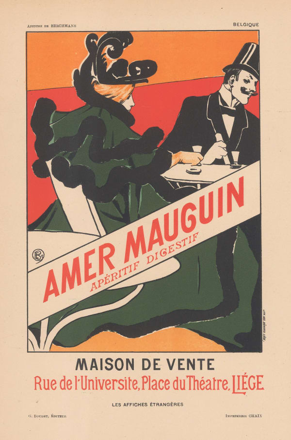 Jules Cheret, Aperitif - Amer Maugin, 1897
