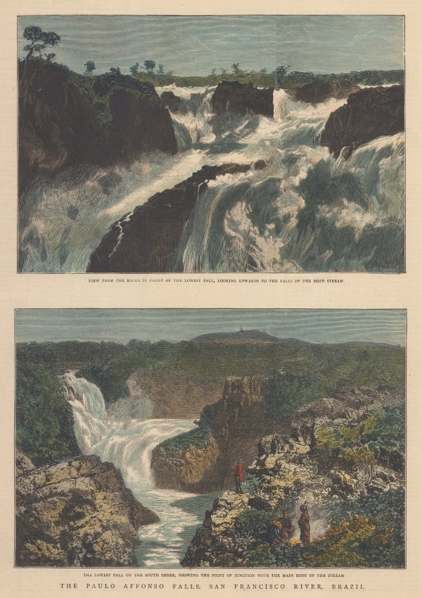 The Graphic Magazine, Brazil - Paulo Afonso Falls, São Francisco River, 1881