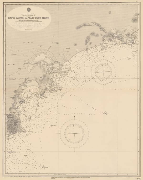British Admiralty, Cape Yatau to Tau Tsui Head, 1960