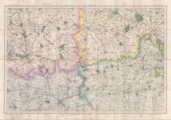 Ordnance Survey, The Country around Faringdon, 1895