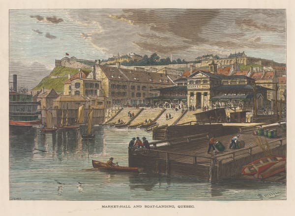 Picturesque Canada, Quebec - Quebec Market Hall , 1867 c.