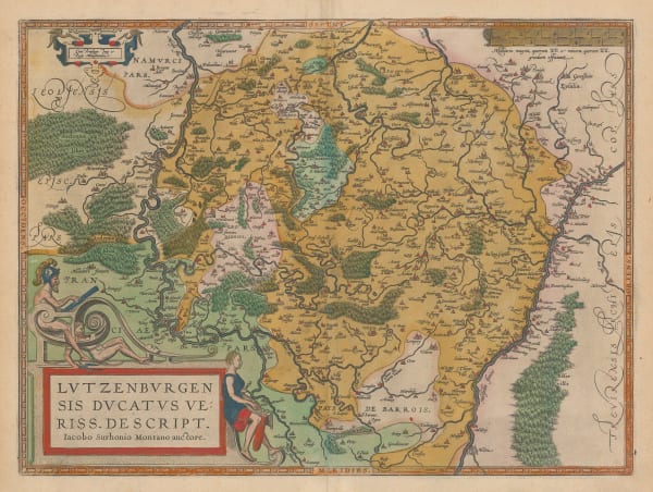 Abraham Ortelius, Luxembourg, 1598