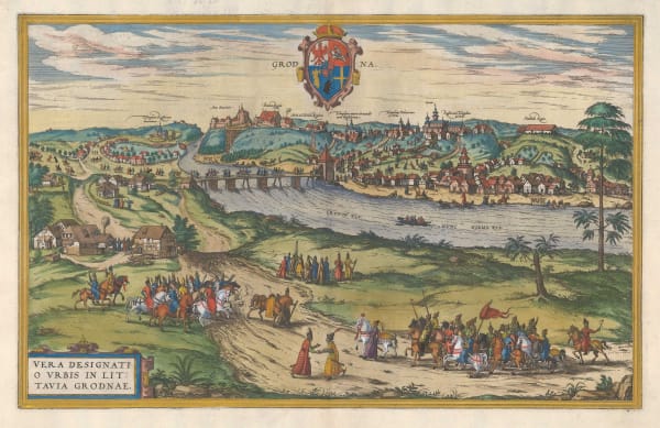Georg Braun & Frans Hogenberg, Grodno (Hrodna), 1575