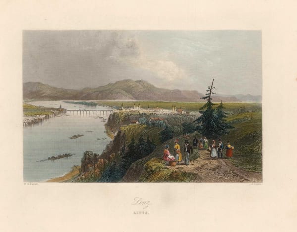 William Bartlett, Austria - Linz, 1840 c.